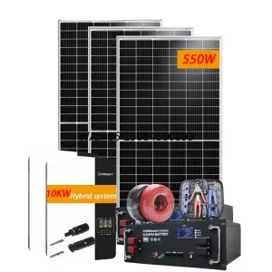 Solar Panel Complete Kit 8kw 10kw Hybrid Solar System with Lithium Battery