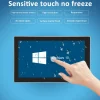 15.1 Inch All-in-one Industrial Touch Screen PC 2xCOM Ports Win10 Desktop Fanless Embedded Computers 5G Support Dual 2.5G Lan